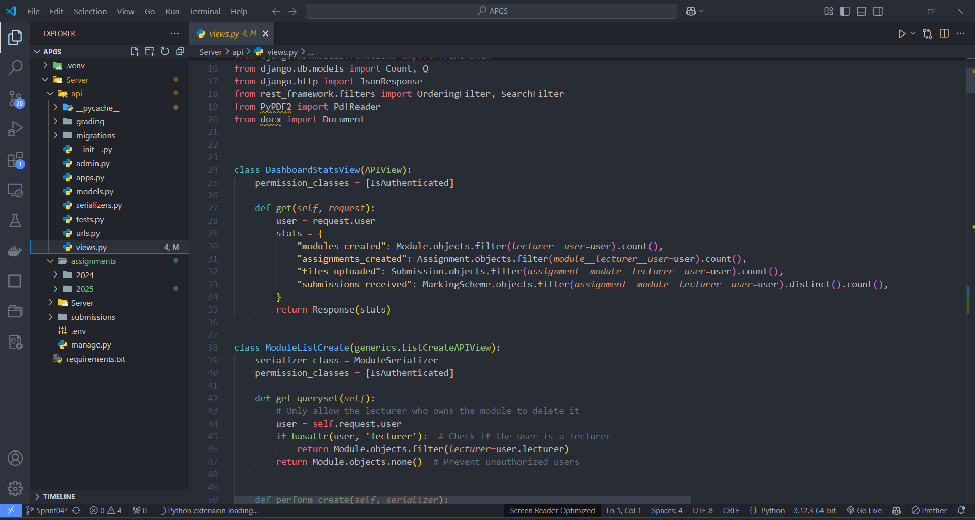Backend Development with Django